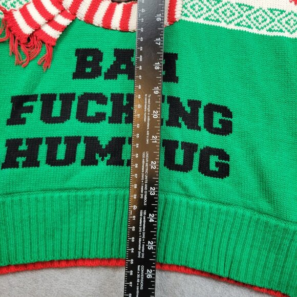 Spencers Workshop Christmas Ugly Sweater Deer Reindeer Mens Large Light Up - Picture 9 of 16